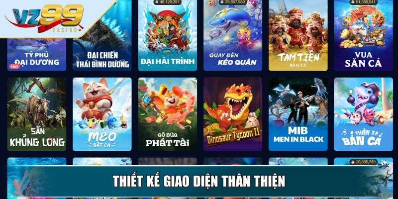 Thiết kế giao diện thân thiện
